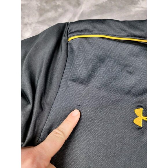 Under Armour Shirt Men's Polo HeatGear Loose‎ Black XL Seminole Maidens - Picture 6 of 11